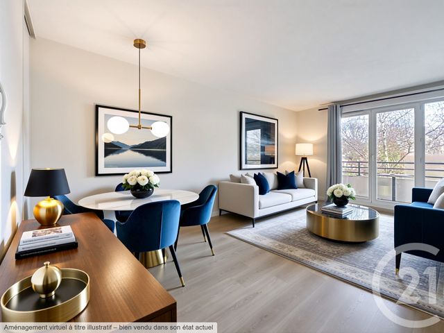 Appartement F3 à vendre - 3 pièces - 53.27 m2 - HOUILLES - 78 - ILE-DE-FRANCE - Century 21 Officimmo